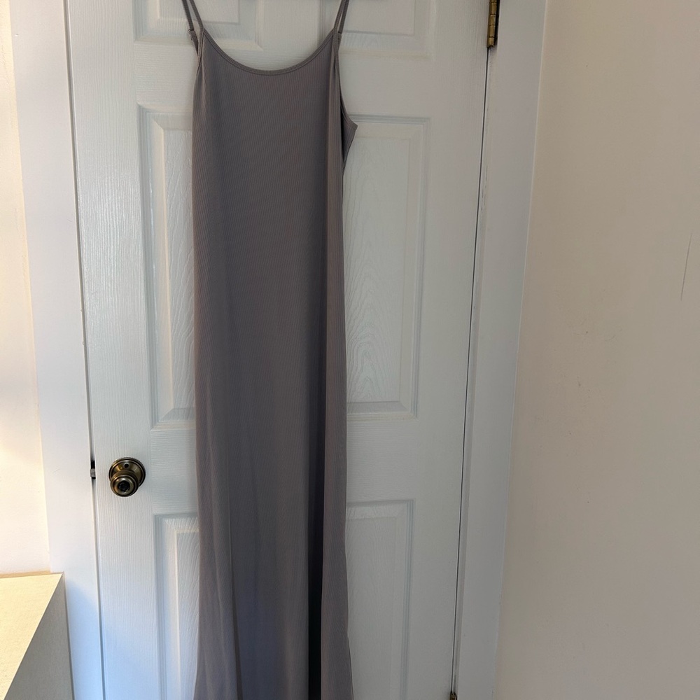 Spaghetti Strap Slip Maxi Dress
